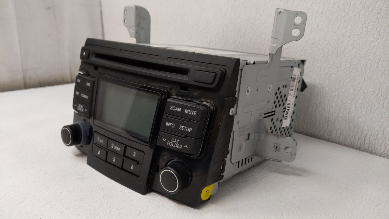 2011 Hyundai Sonata Radio AM FM Cd Player Receiver Replacement P/N:96180-3Q000 961803Q000 Fits OEM Used Auto Parts - Oemusedautoparts1.com