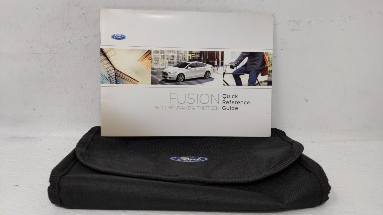 2013 Ford Fusion Owners Manual Book Guide OEM Used Auto Parts - Oemusedautoparts1.com