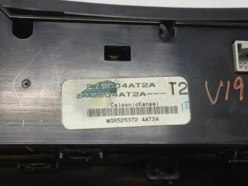 2016 Nissan Sentra Climate Control Module Temperature AC/Heater Replacement P/N:275004AT2A Fits 2015 2017 OEM Used Auto Parts - Oemusedautoparts1.com