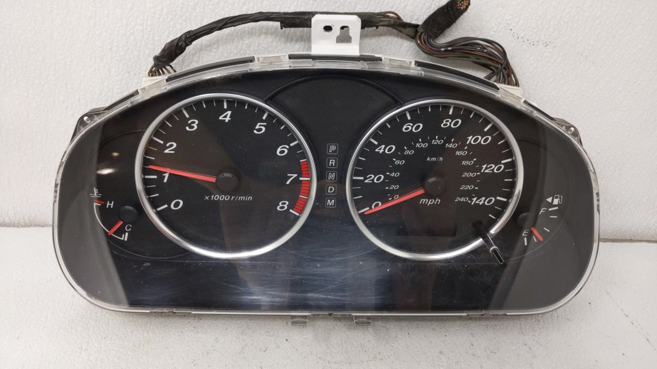 2006-2007 Mazda 6 Speedometer Instrument Cluster Gauges Gp7b D|gp7b E 117656 - Oemusedautoparts1.com