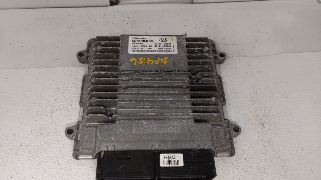 2011-2013 Kia Optima PCM Engine Computer ECU ECM PCU OEM P/N:39101-2G862 39111-2G862 Fits 2011 2012 2013 OEM Used Auto Parts - Oemusedautoparts1.com