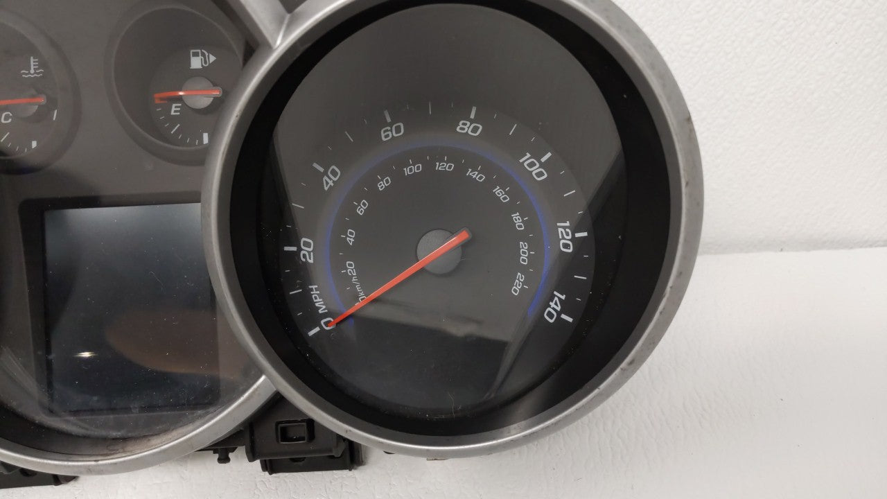 2012 Chevrolet Cruze Instrument Cluster Speedometer Gauges P/N:95940656 95487986 Fits OEM Used Auto Parts - Oemusedautoparts1.com