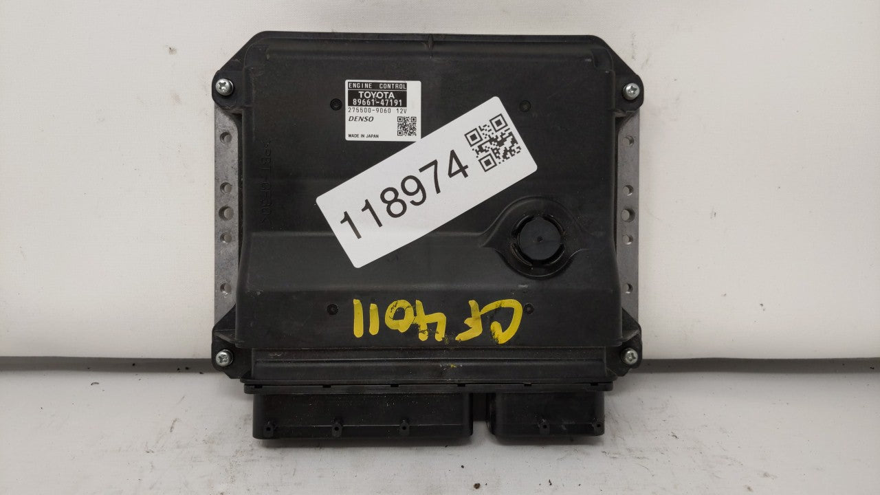 2012-2013 Toyota Prius Engine Computer Ecu Pcm Ecm Pcu Oem 118974 - Oemusedautoparts1.com