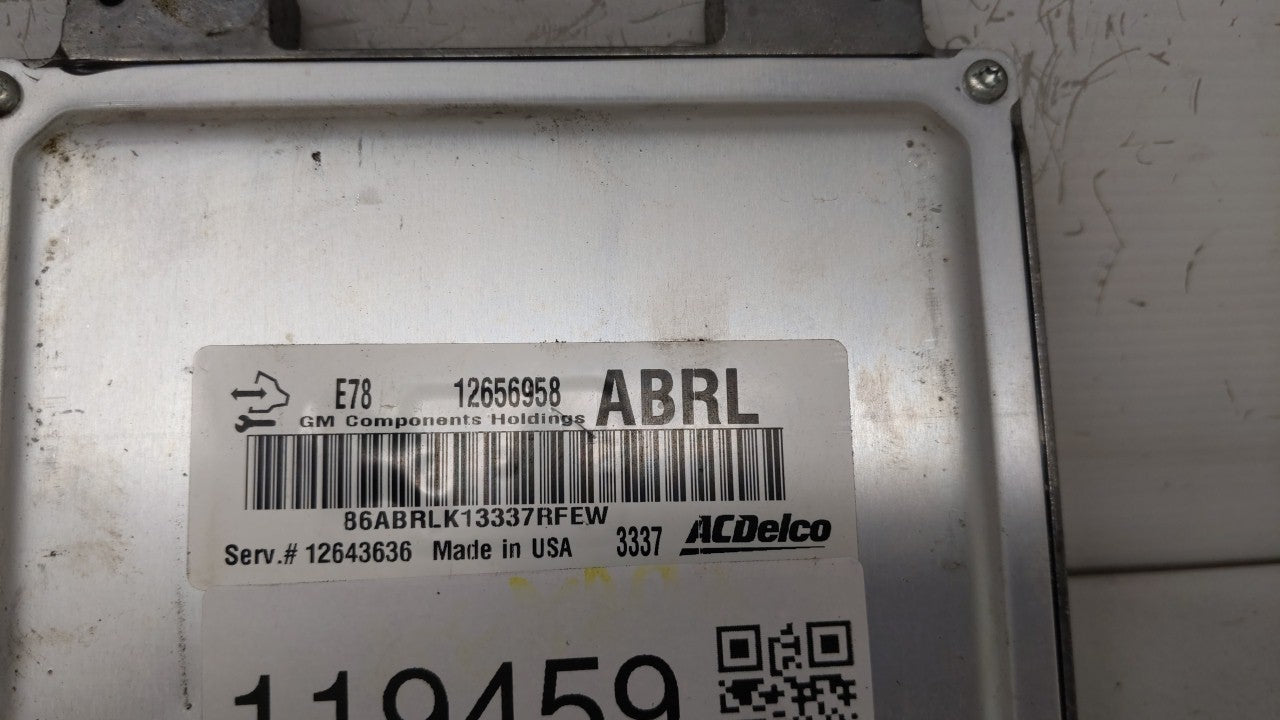 2012-2016 Chevrolet Cruze PCM Engine Computer ECU ECM PCU OEM P/N:12669325 12669749 Fits 2011 2012 2013 2014 2015 2016 OEM Used Auto Parts - Oemusedautoparts1.com