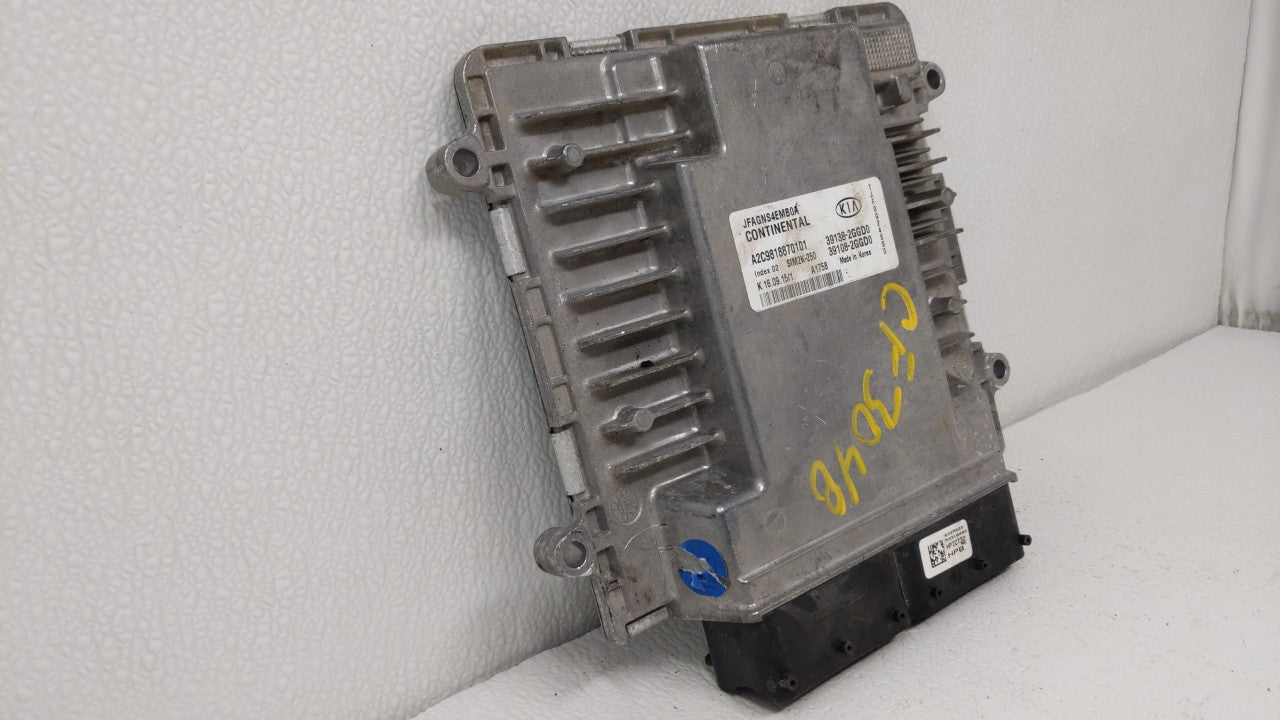 2016-2018 Kia Optima PCM Engine Computer ECU ECM PCU OEM P/N:39138-2GGC1 39108-2GGC1 Fits 2016 2017 2018 OEM Used Auto Parts - Oemusedautoparts1.com