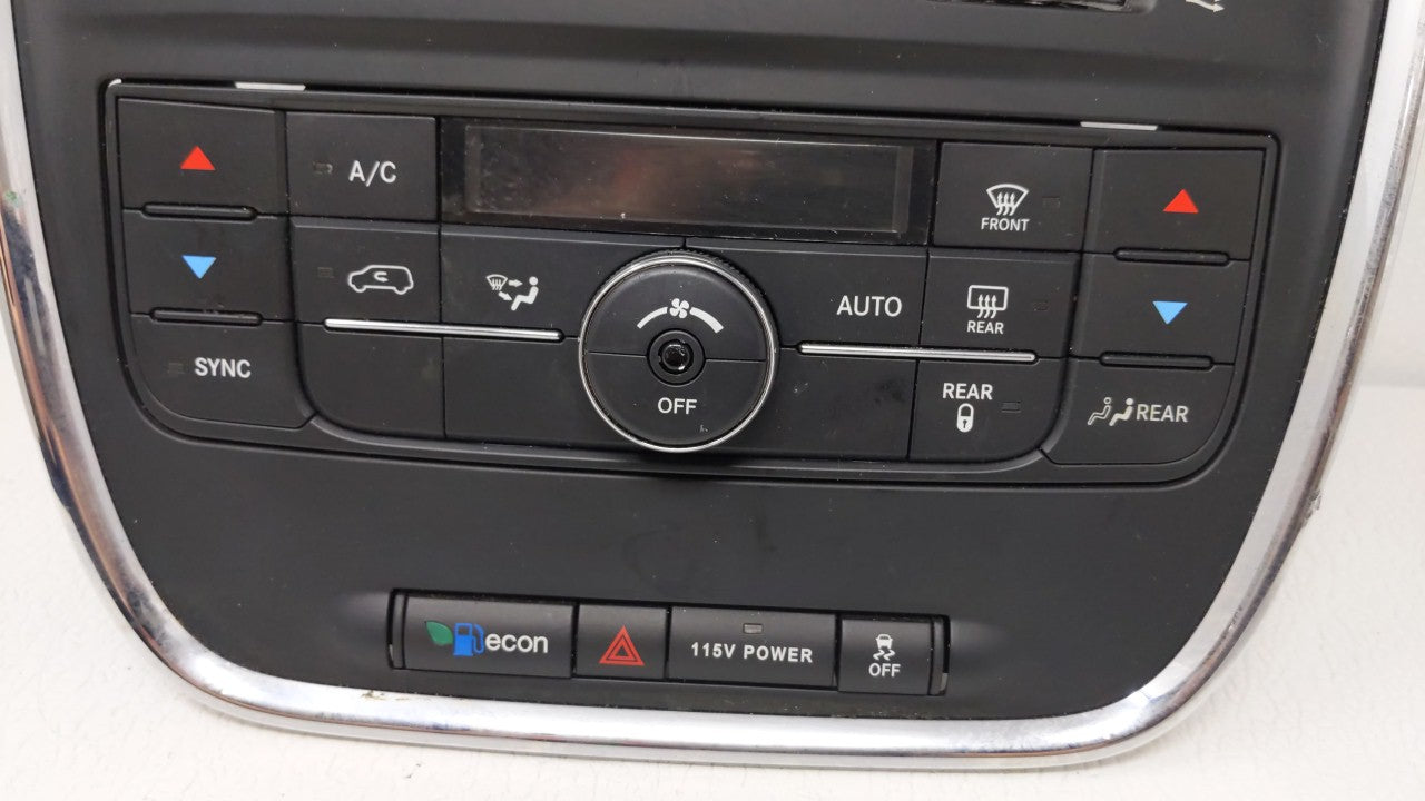 2011 Chrysler Town &amp; Country Ac Heater Climate Control Temperature Oem 119861 - Oemusedautoparts1.com