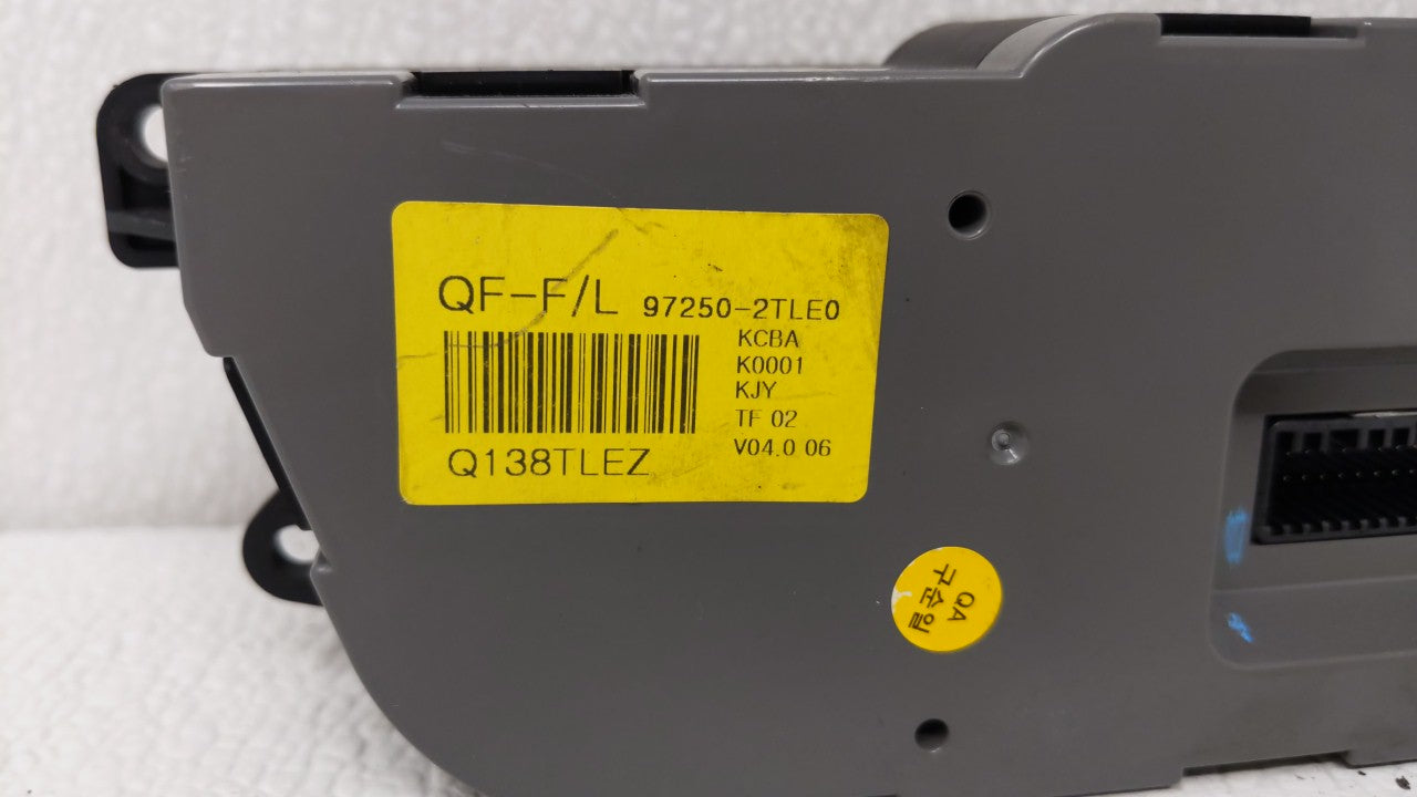 2014-2015 Kia Optima Climate Control Module Temperature AC/Heater Replacement P/N:97250-2TLE0,97250-4UCF0 97250-2tle0 Fits OEM Used Auto Parts - Oemusedautoparts1.com