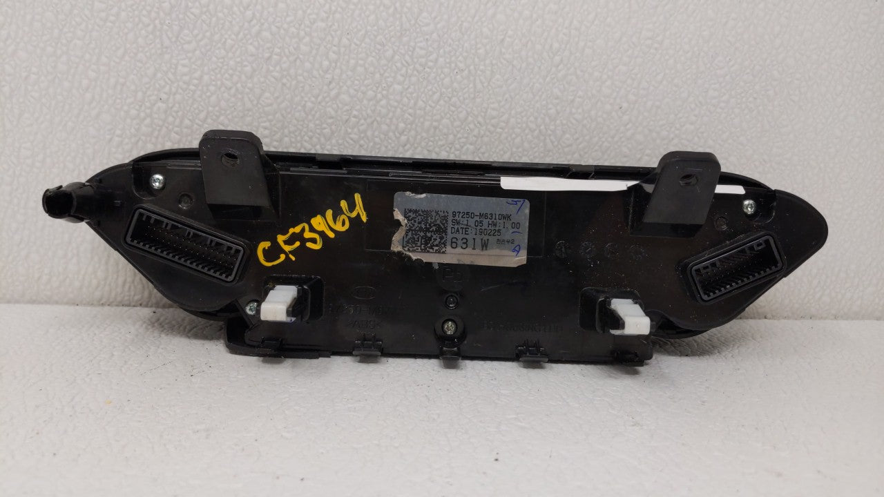 2019-2019 Kia Forte Ac Heater Climate Control 97250-m631dwk 119996 - Oemusedautoparts1.com