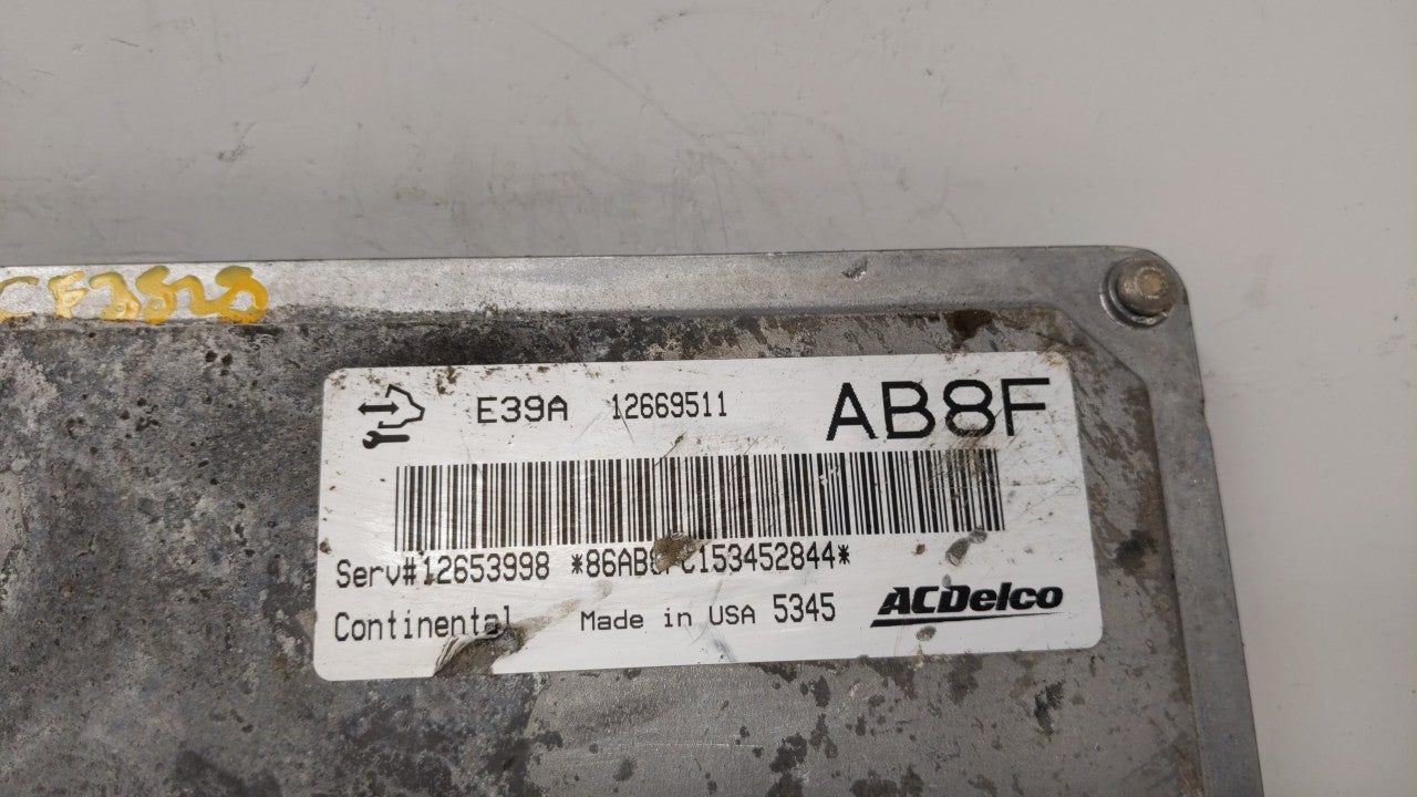 2014-2016 Chevrolet Impala PCM Engine Computer ECU ECM PCU OEM P/N:12666134 Fits 2013 2014 2015 2016 OEM Used Auto Parts - Oemusedautoparts1.com