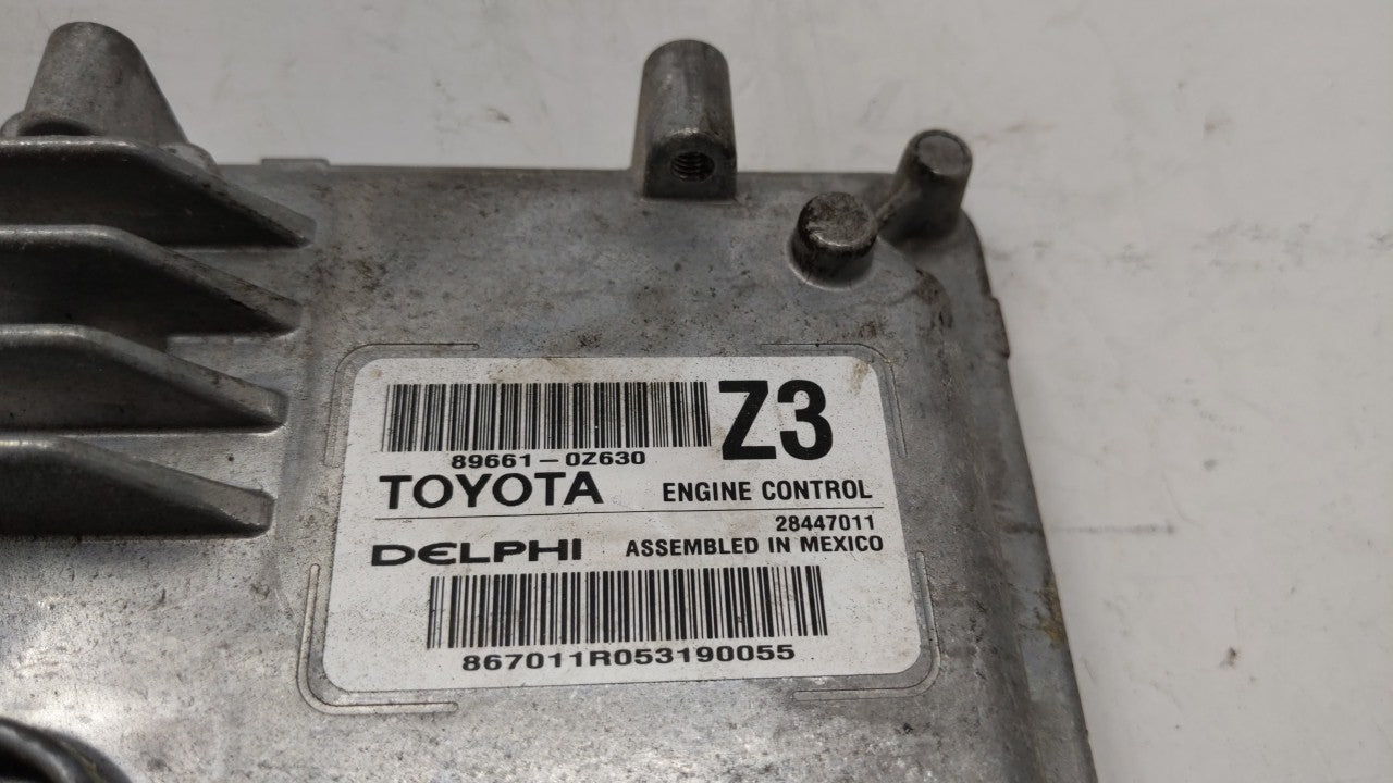 2016 Toyota Corolla PCM Engine Computer ECU ECM PCU OEM P/N:89661-0Z631,89661-0Z630,89661-0Z630 89661-0Z630 Fits OEM Used Auto Parts - Oemusedautoparts1.com