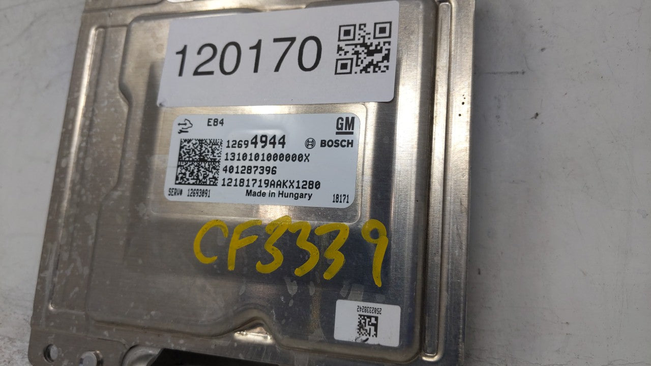 2019 Chevrolet Spark Engine Computer Ecu Pcm Ecm Pcu Oem 12694944 120170 - Oemusedautoparts1.com