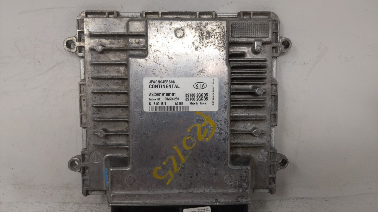 2016-2018 Kia Optima Engine Computer Ecu Pcm Ecm Pcu Oem 120381 - Oemusedautoparts1.com