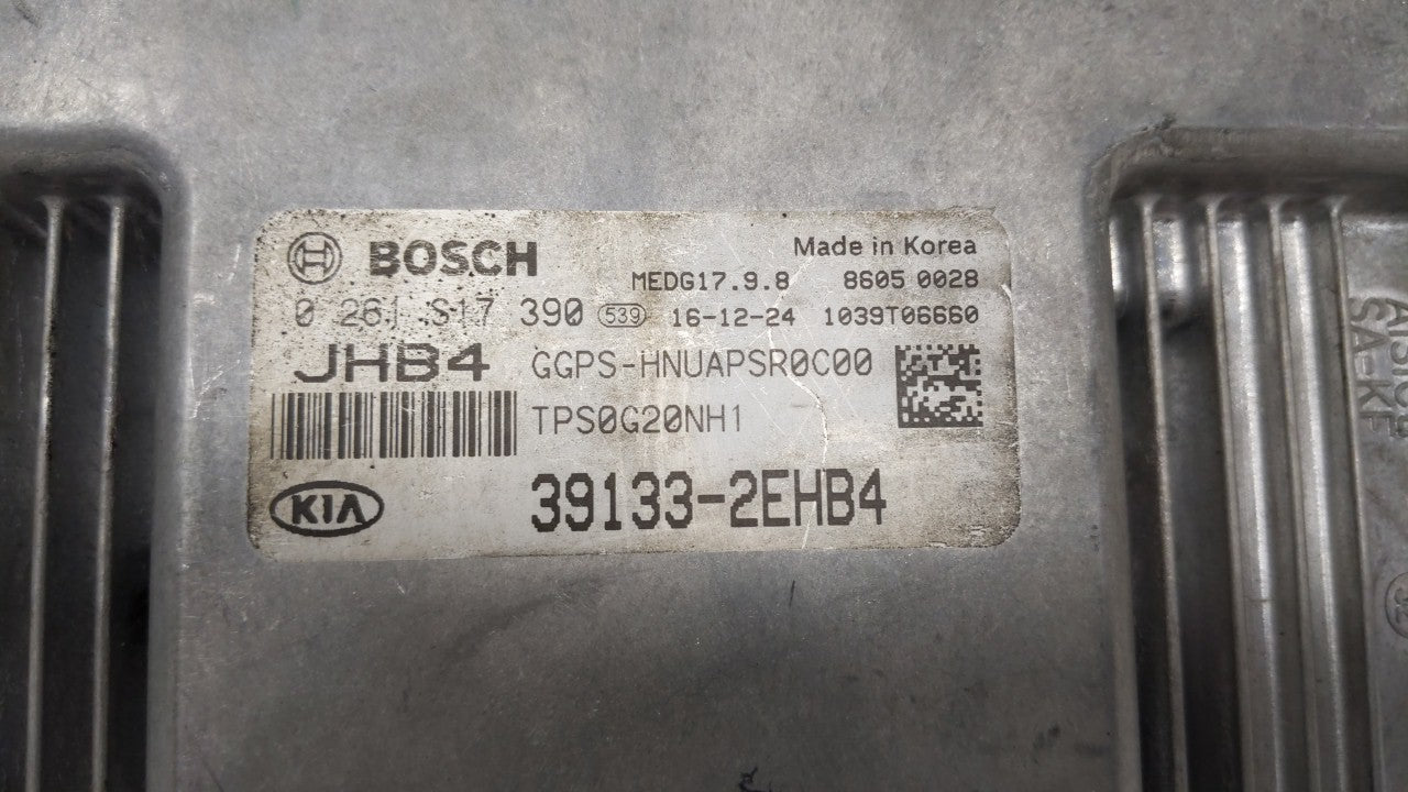 2017-2018 Kia Soul Engine Computer Ecu Pcm Ecm Pcu Oem 39133-2ehb4 120524 - Oemusedautoparts1.com