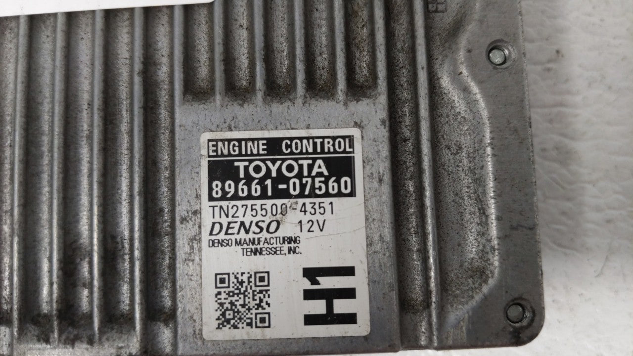 2013-2014 Toyota Avalon Engine Computer Ecu Pcm Ecm Pcu Oem 89661-07560 120564 - Oemusedautoparts1.com