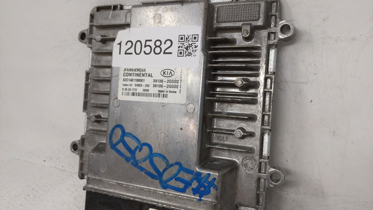 2016-2018 Kia Optima Engine Computer Ecu Pcm Ecm Pcu Oem 120582 - Oemusedautoparts1.com