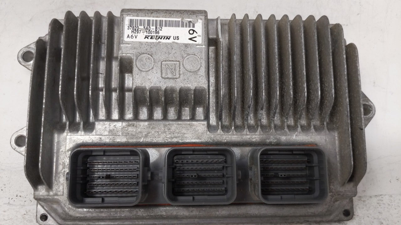 2016-2017 Honda Accord PCM Engine Computer ECU ECM PCU OEM P/N:37820-5A0-B12 Fits 2016 2017 OEM Used Auto Parts - Oemusedautoparts1.com