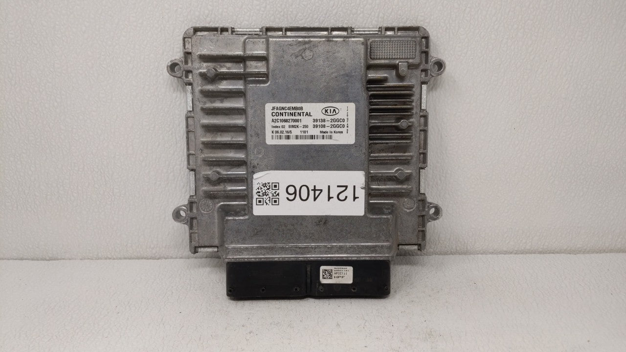 2016-2018 Kia Optima PCM Engine Computer ECU ECM PCU OEM P/N:39138-2GGC1 39108-2GGC1 Fits 2016 2017 2018 OEM Used Auto Parts - Oemusedautoparts1.com