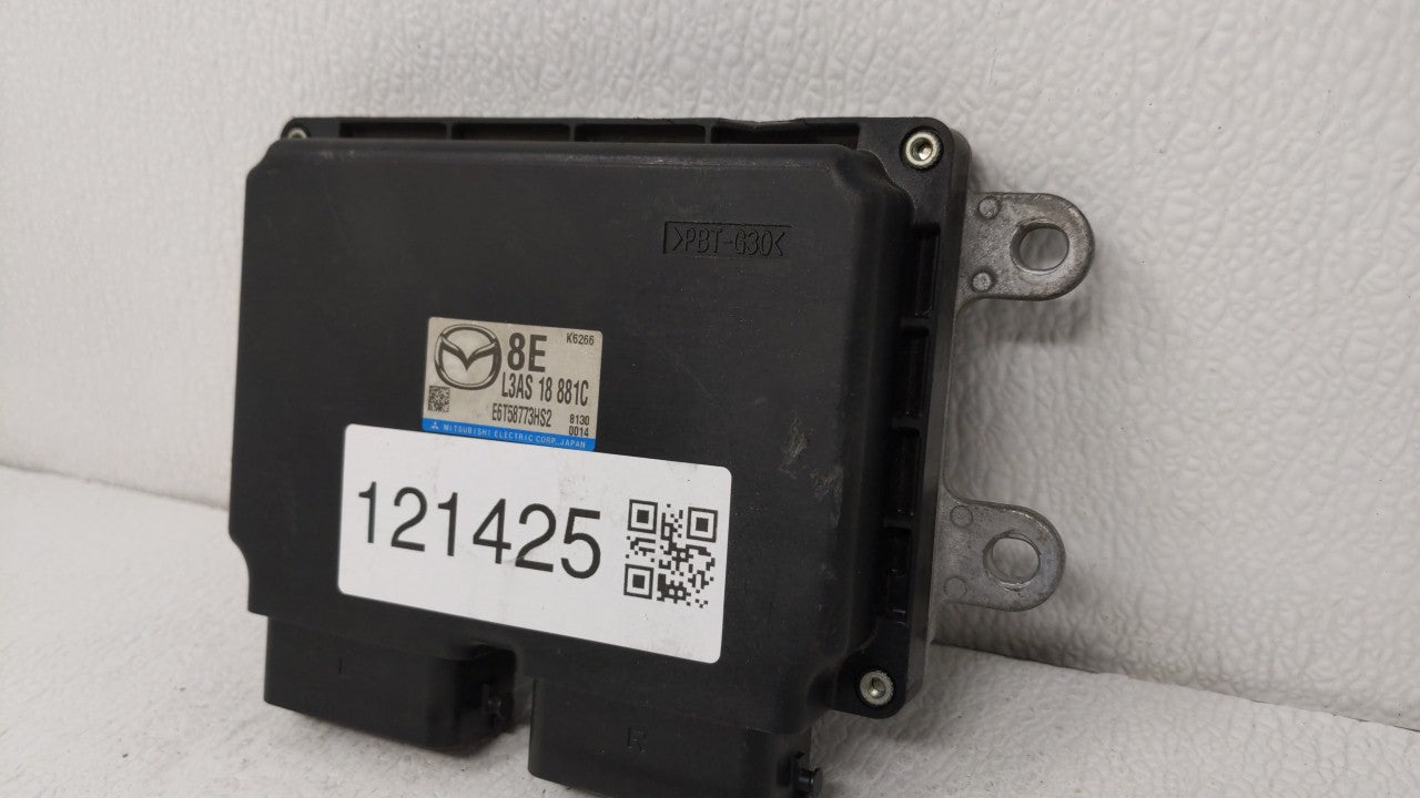 2008-2009 Mazda 3 PCM Engine Computer ECU ECM PCU OEM P/N:L3AS 18 881B L3AS 18 881C Fits 2008 2009 OEM Used Auto Parts - Oemusedautoparts1.com