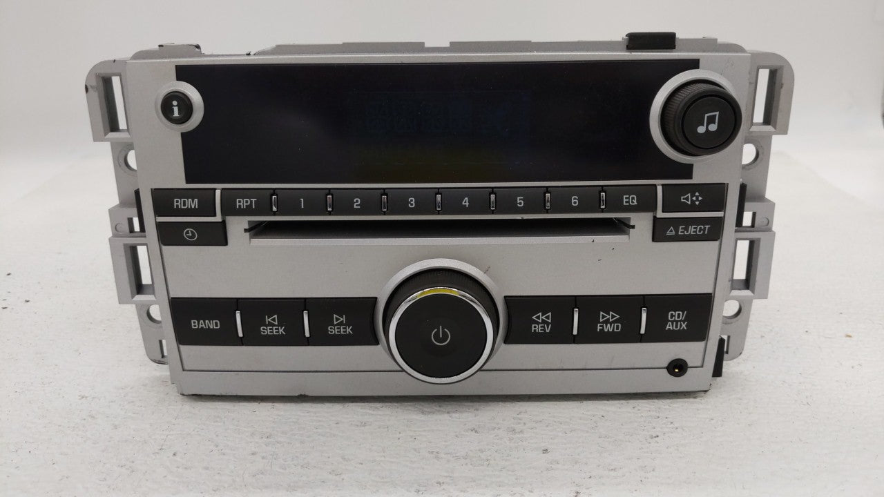 2008 Chevrolet Equinox Radio AM FM Cd Player Receiver Replacement P/N:25956995 Fits OEM Used Auto Parts - Oemusedautoparts1.com