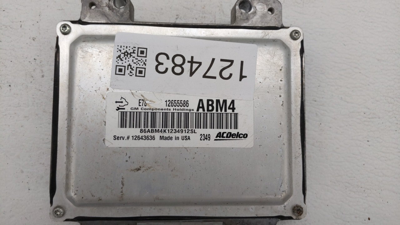 2013-2016 Chevrolet Trax PCM Engine Computer ECU ECM PCU OEM Fits 2011 2012 2013 2014 2015 2016 OEM Used Auto Parts - Oemusedautoparts1.com