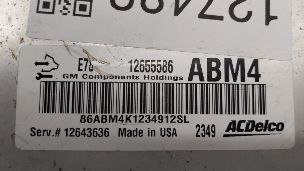 2013-2016 Chevrolet Trax PCM Engine Computer ECU ECM PCU OEM Fits 2011 2012 2013 2014 2015 2016 OEM Used Auto Parts - Oemusedautoparts1.com