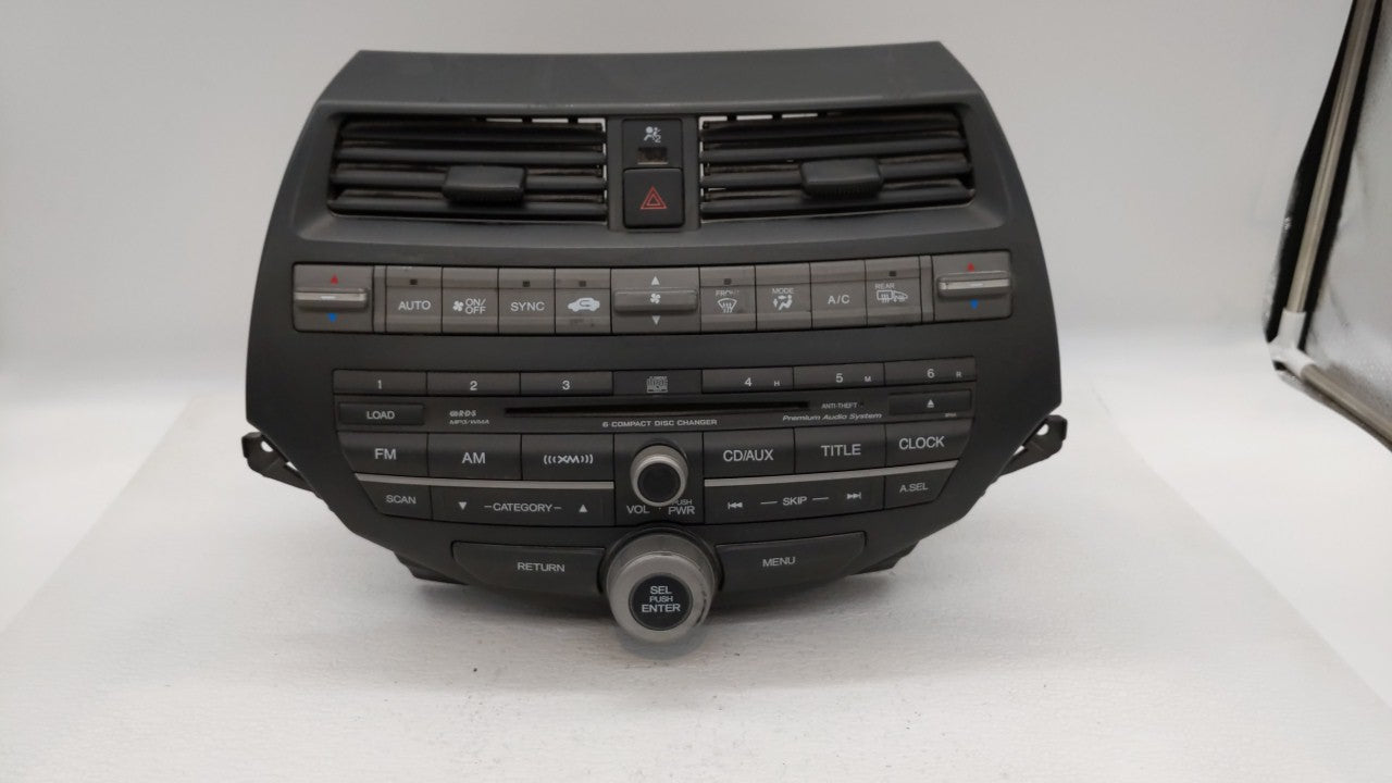 2010-2010 Honda Accord Am Fm Cd Player Radio Receiver 128013 - Oemusedautoparts1.com