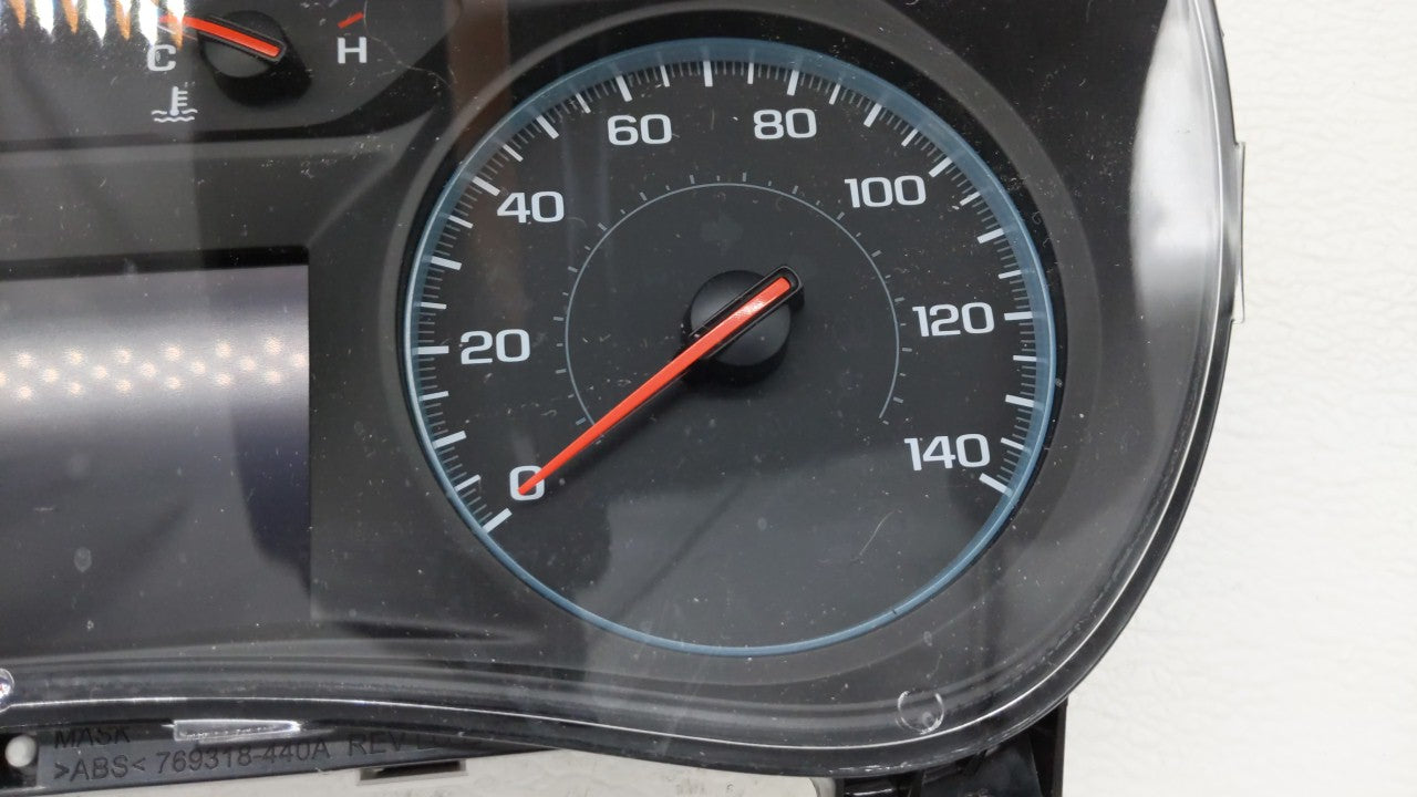 2018 Chevrolet Equinox Instrument Cluster Speedometer Gauges P/N:6118096A40740534 844 2 4074 Fits OEM Used Auto Parts - Oemusedautoparts1.com