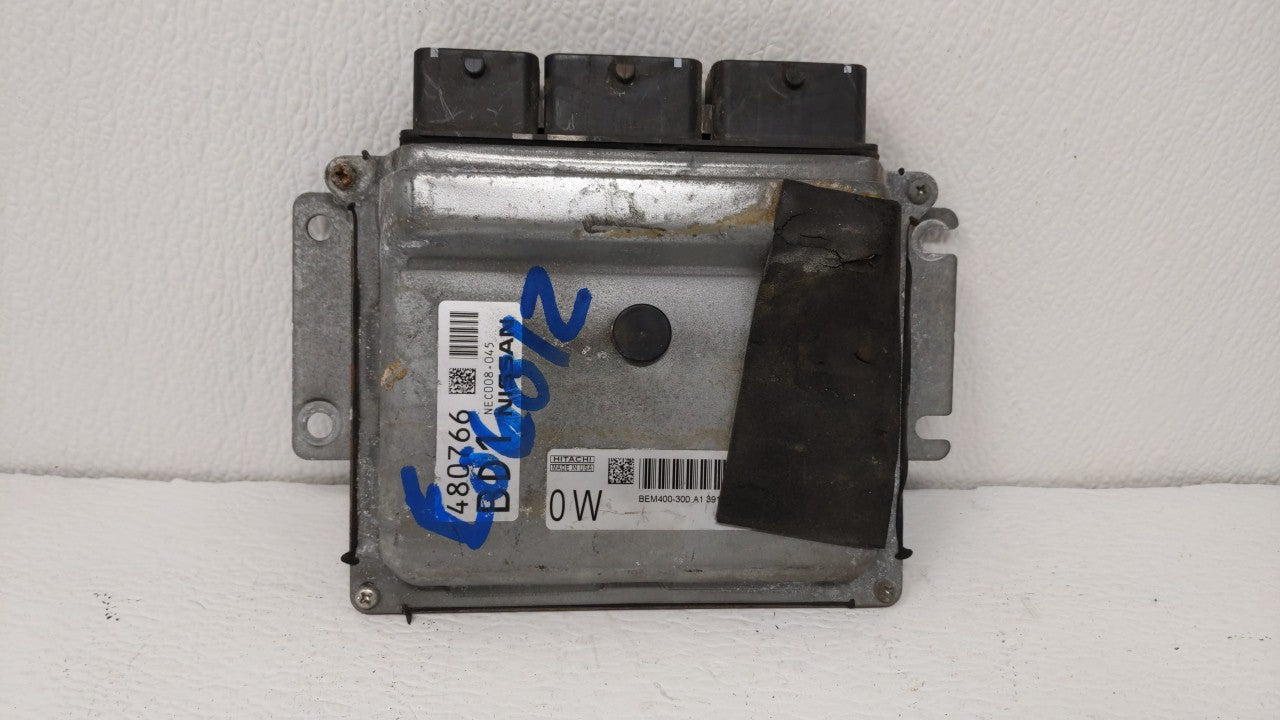 2015 Nissan Altima PCM Engine Computer ECU ECM PCU OEM P/N:BEM400-300 Fits 2013 2014 OEM Used Auto Parts - Oemusedautoparts1.com