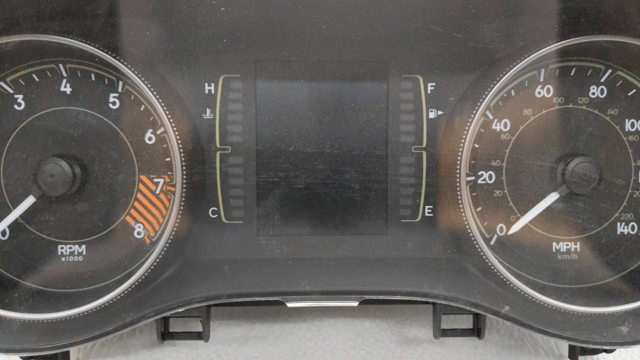 2014 Jeep Cherokee Instrument Cluster Speedometer Gauges P/N:P68105888AH Fits OEM Used Auto Parts - Oemusedautoparts1.com