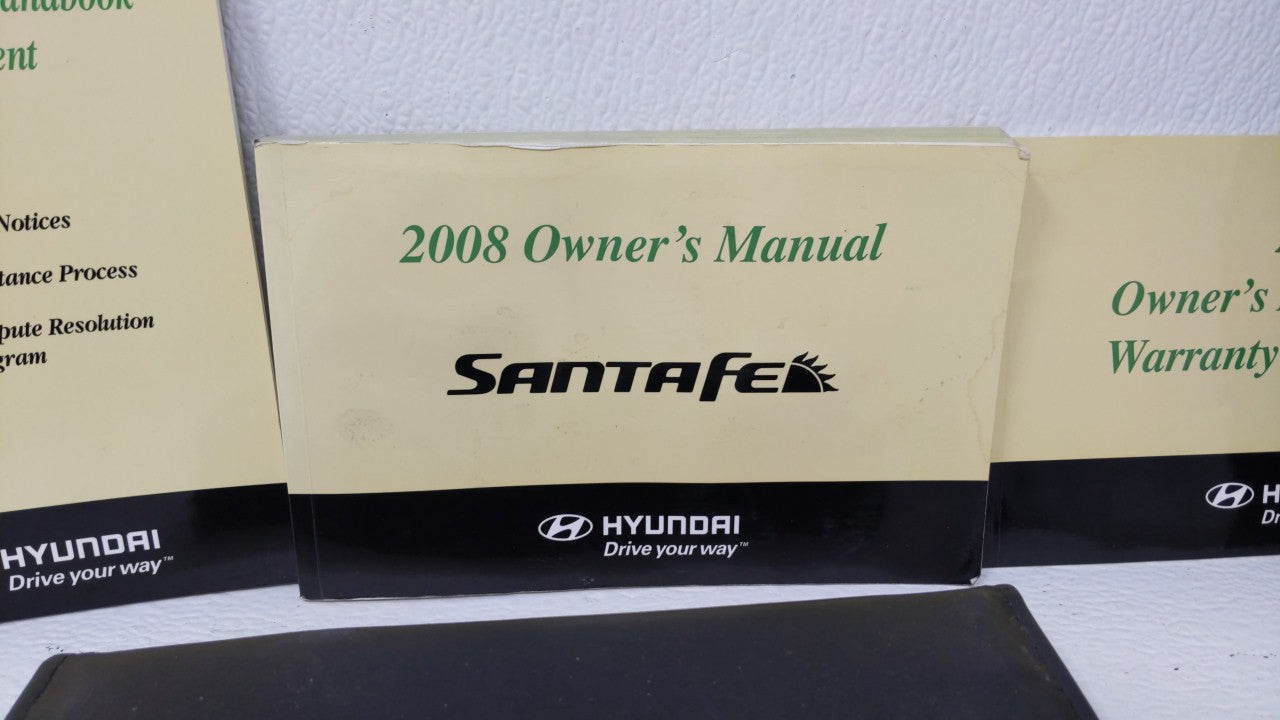 2008 Hyundai Santa Fe Owners Manual Book Guide OEM Used Auto Parts - Oemusedautoparts1.com