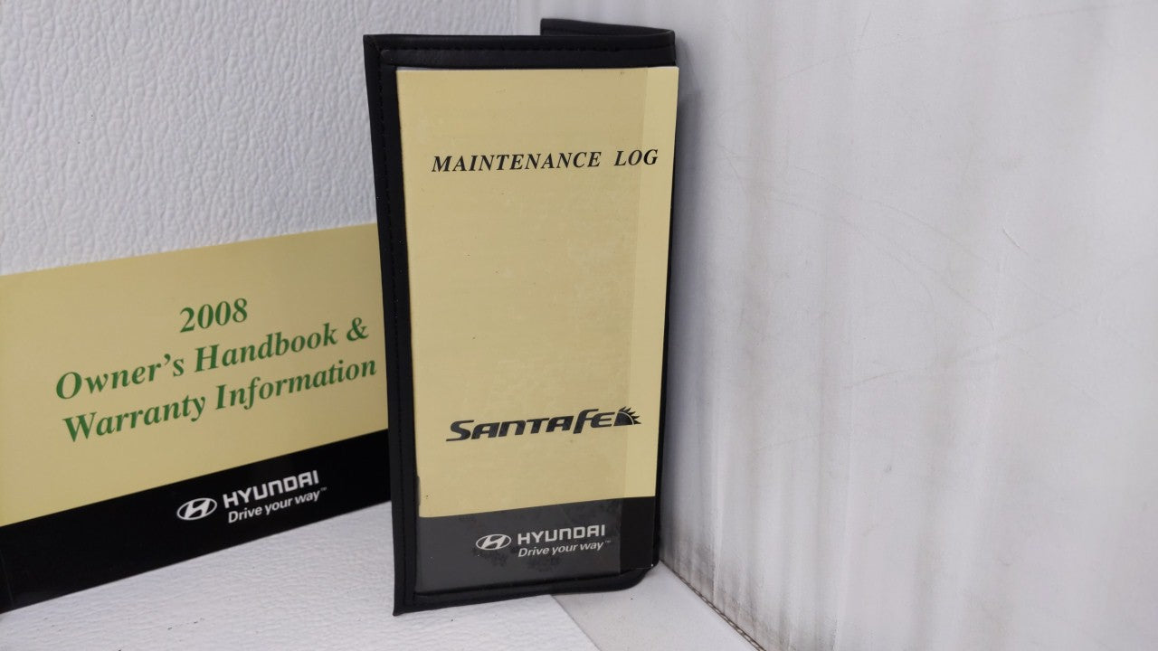 2008 Hyundai Santa Fe Owners Manual Book Guide OEM Used Auto Parts - Oemusedautoparts1.com