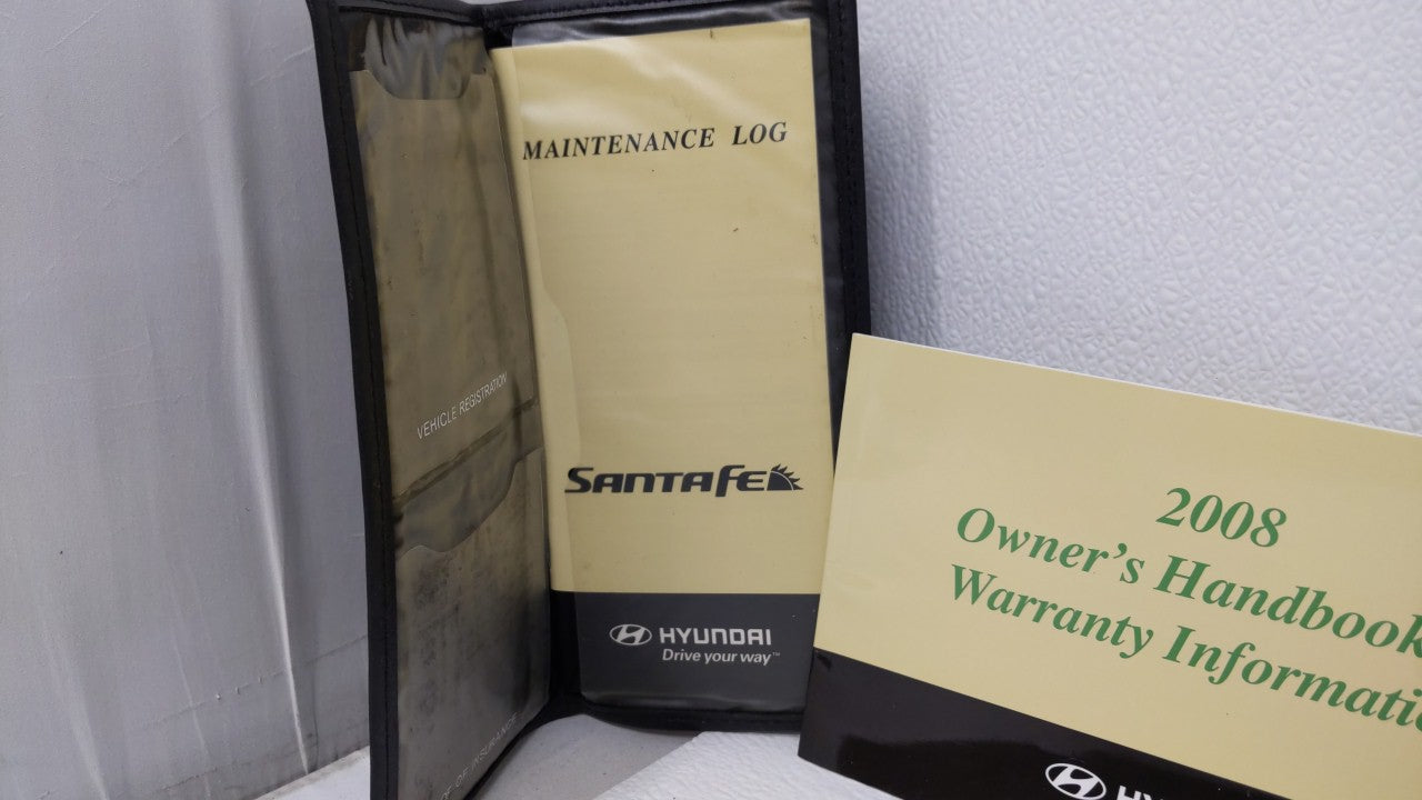 2008 Hyundai Santa Fe Owners Manual Book Guide OEM Used Auto Parts - Oemusedautoparts1.com