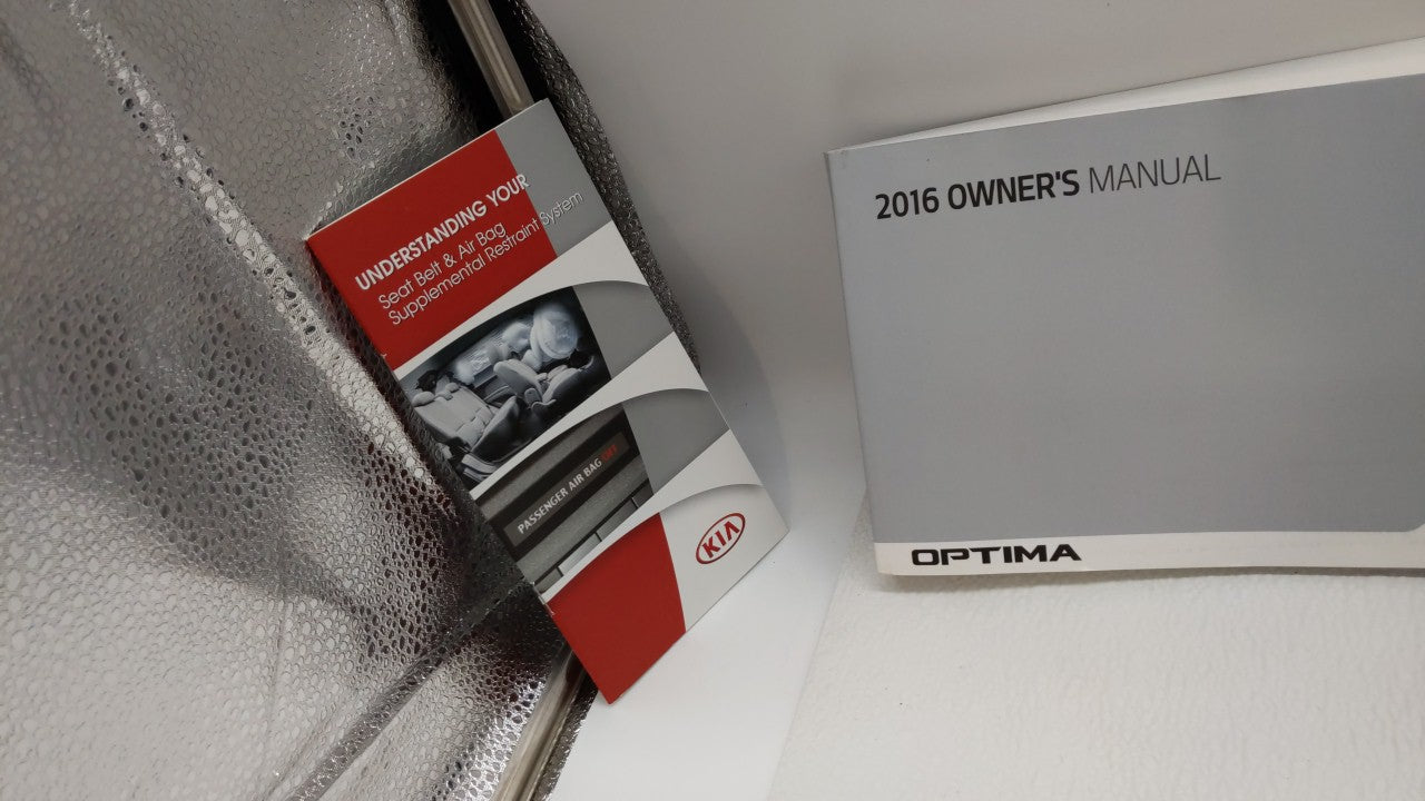 2016 Kia Optima Owners Manual Book Guide OEM Used Auto Parts - Oemusedautoparts1.com