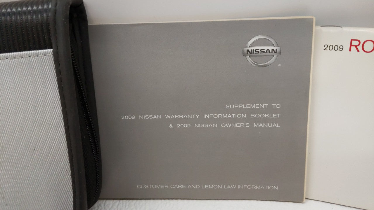 2009 Nissan Rogue Owners Manual Book Guide OEM Used Auto Parts - Oemusedautoparts1.com