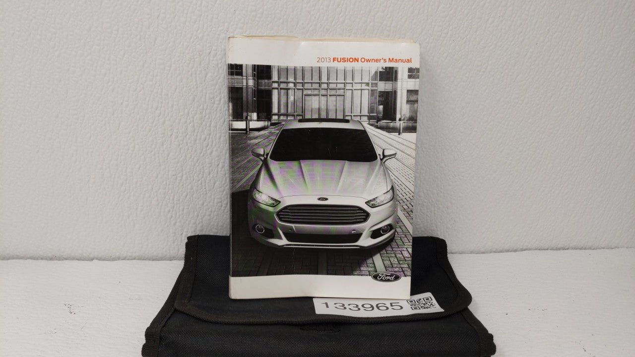 2013 Ford Fusion Owners Manual Book Guide OEM Used Auto Parts - Oemusedautoparts1.com