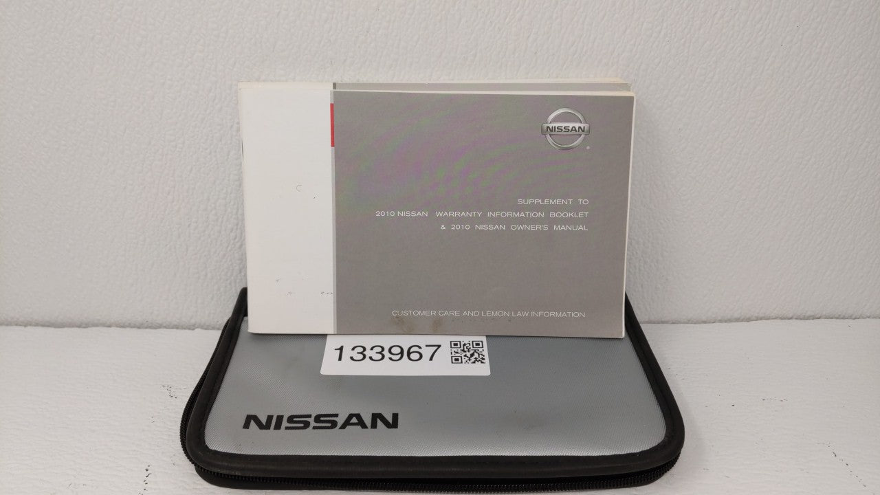 2010 Nissan Maxima Owners Manual Book Guide OEM Used Auto Parts - Oemusedautoparts1.com