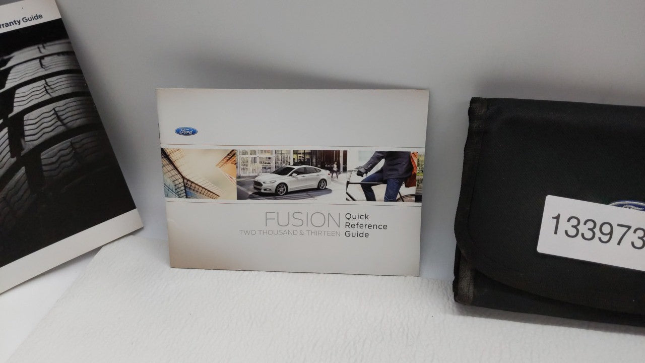 2013 Ford Fusion Owners Manual Book Guide OEM Used Auto Parts - Oemusedautoparts1.com