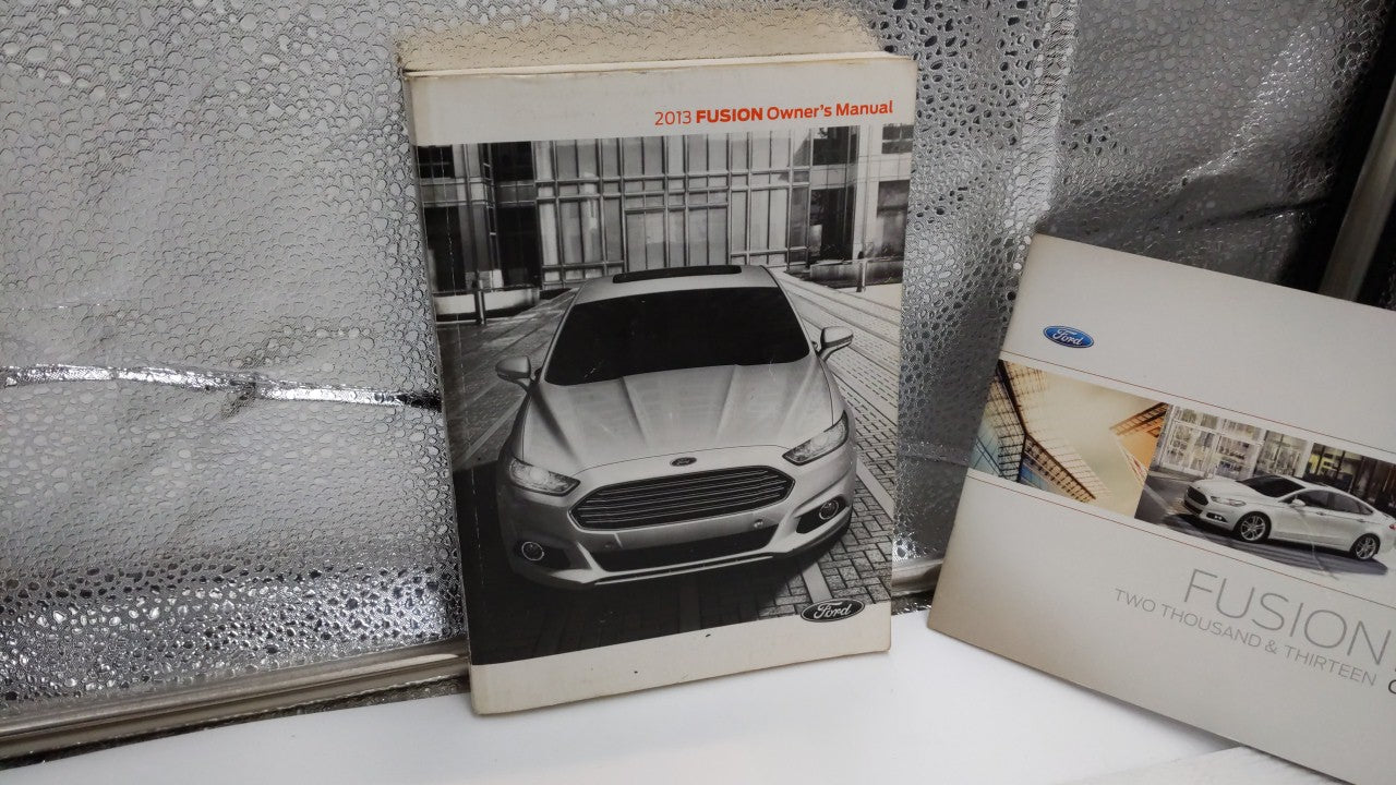 2013 Ford Fusion Owners Manual Book Guide OEM Used Auto Parts - Oemusedautoparts1.com