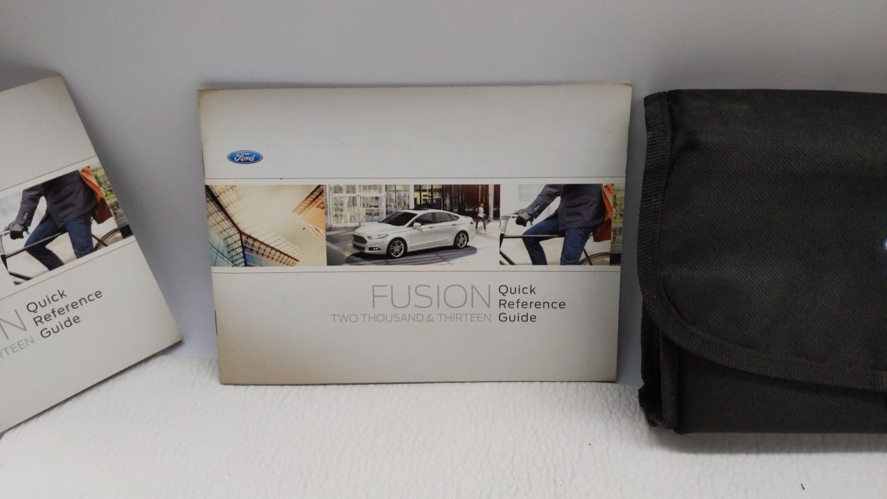 2013 Ford Fusion Owners Manual Book Guide OEM Used Auto Parts - Oemusedautoparts1.com