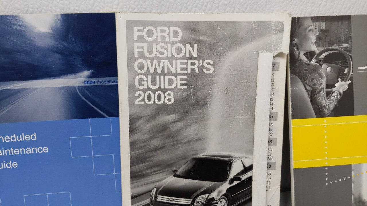 2008 Ford Fusion Owners Manual Book Guide OEM Used Auto Parts - Oemusedautoparts1.com