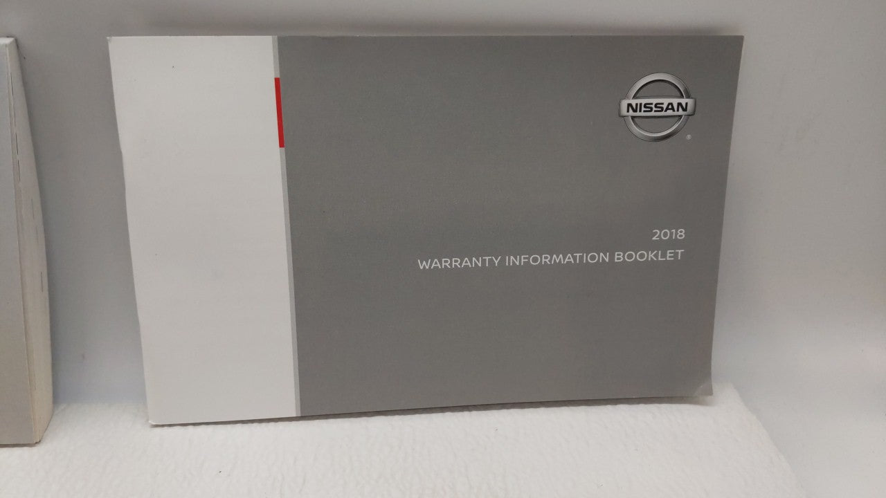 2018 Nissan Versa Owners Manual Book Guide OEM Used Auto Parts - Oemusedautoparts1.com