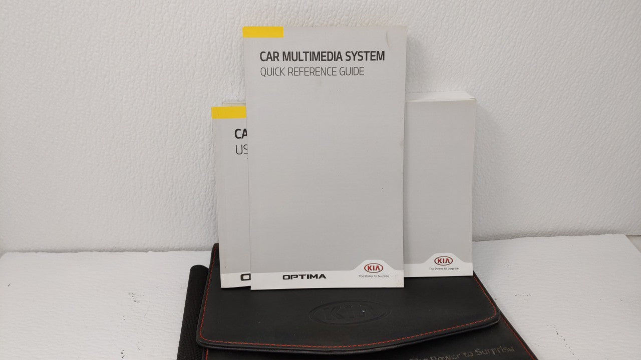 2017 Kia Optima Owners Manual Book Guide OEM Used Auto Parts - Oemusedautoparts1.com