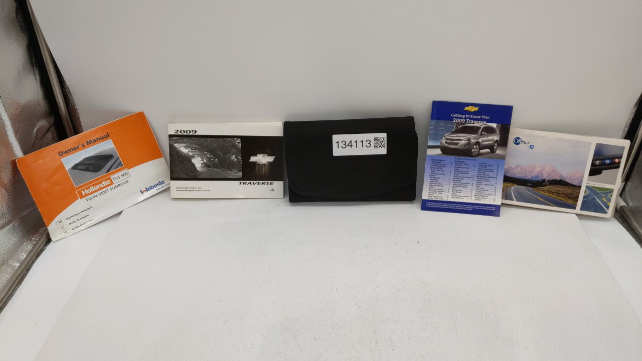 2009 Chevrolet Traverse Owners Manual Book Guide OEM Used Auto Parts - Oemusedautoparts1.com