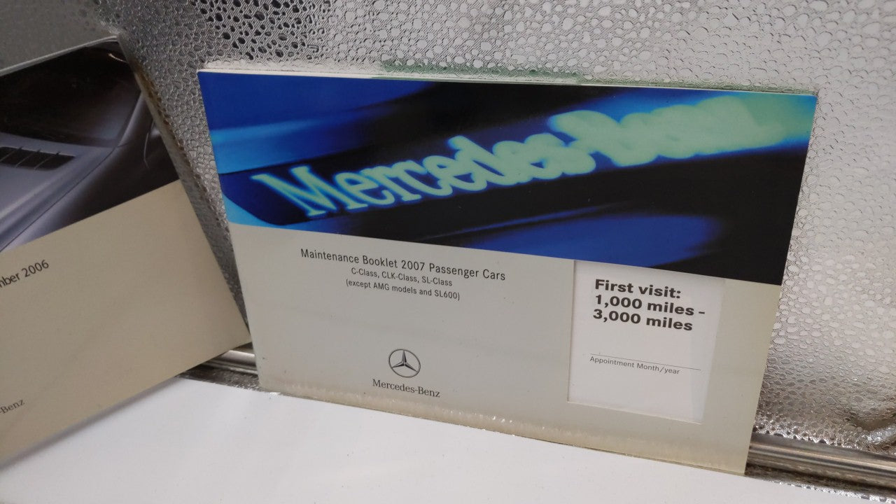 2006 Mercedes-Benz C250 Owners Manual Book Guide OEM Used Auto Parts - Oemusedautoparts1.com