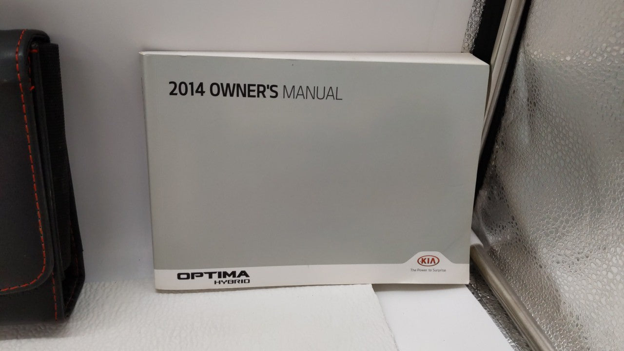 2014 Kia Optima Owners Manual Book Guide OEM Used Auto Parts - Oemusedautoparts1.com