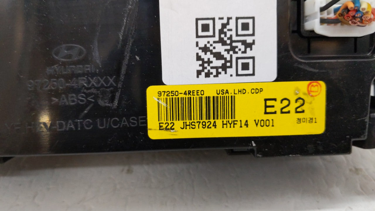 2014-2015 Hyundai Sonata Climate Control Module Temperature AC/Heater Replacement P/N:97250-4REE0 Fits 2014 2015 OEM Used Auto Parts - Oemusedautoparts1.com