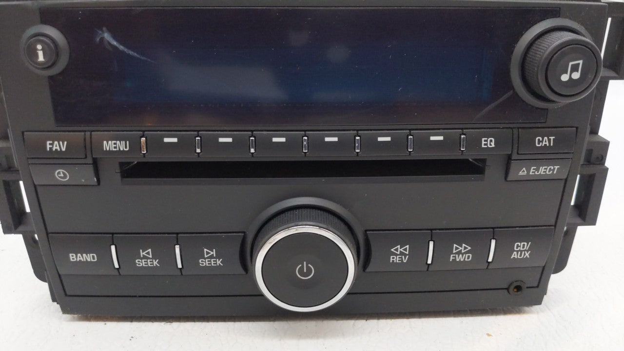 2006 Chevrolet Monte Carlo Radio AM FM Cd Player Receiver Replacement P/N:15870717 Fits OEM Used Auto Parts - Oemusedautoparts1.com