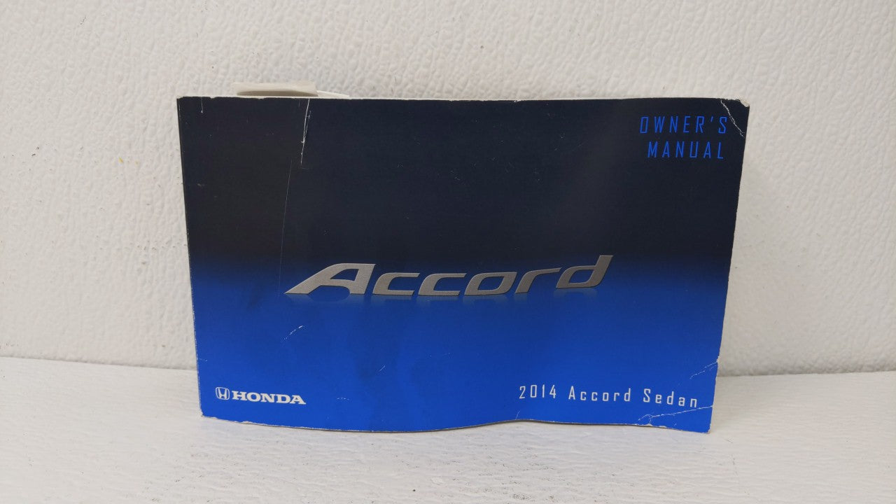 2014 Honda Accord Owners Manual Book Guide OEM Used Auto Parts - Oemusedautoparts1.com