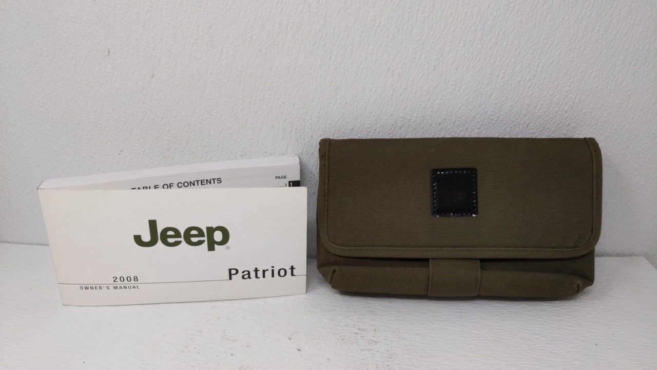 2008 Jeep Patriot Owners Manual Book Guide OEM Used Auto Parts - Oemusedautoparts1.com