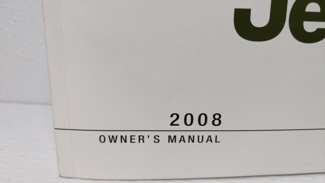 2008 Jeep Patriot Owners Manual Book Guide OEM Used Auto Parts - Oemusedautoparts1.com